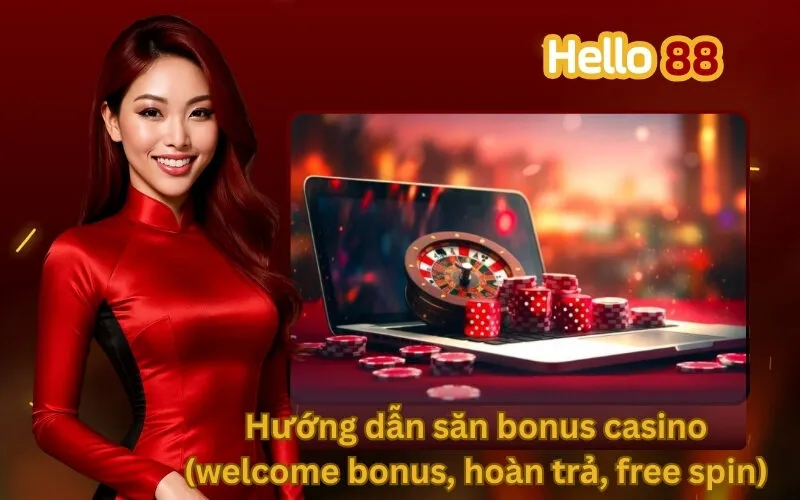 Hướng dẫn săn bonus casino (welcome bonus, hoàn trả, free spin)